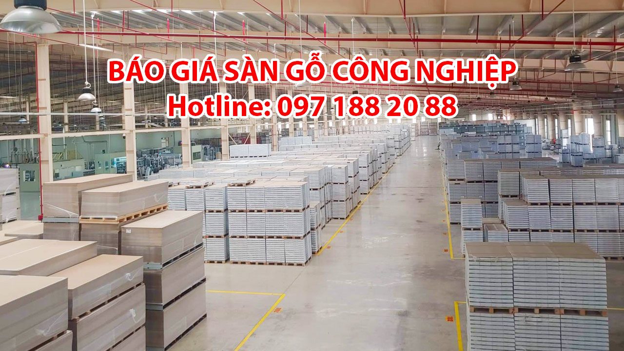 Giá sàn gỗ công nghiệp