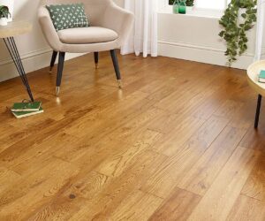 Sàn gỗ tự nhiên đem lại vẻ đẹp cho ngôi nhà