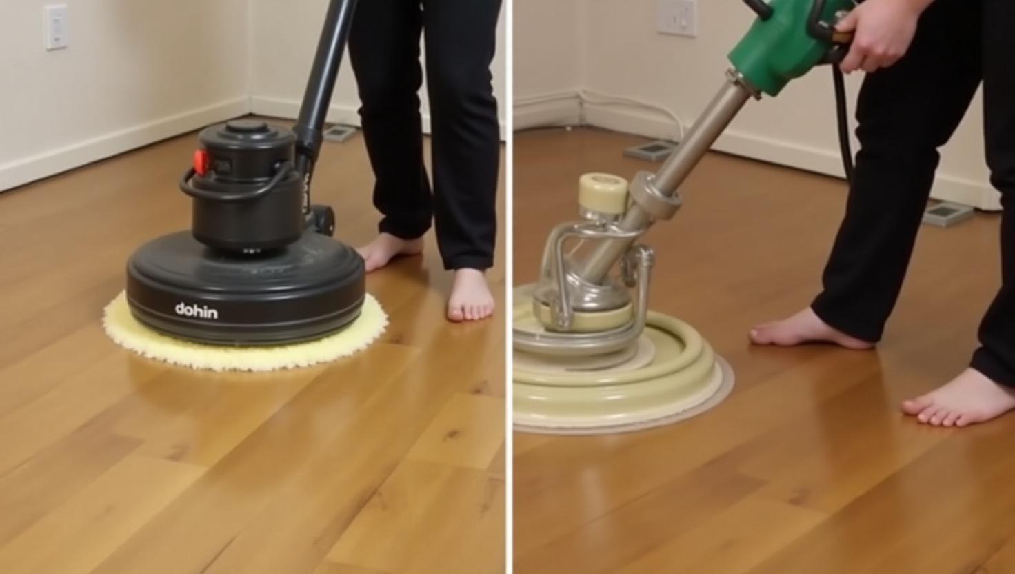 Quy trình đánh bóng sàn gỗ: Bước 2