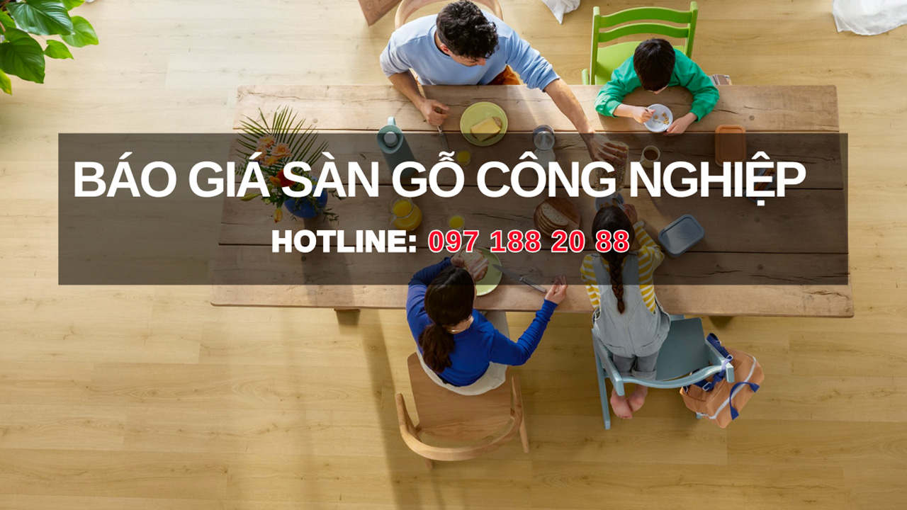 Giá sàn gỗ công nghiệp siêu tốt từ Gia An