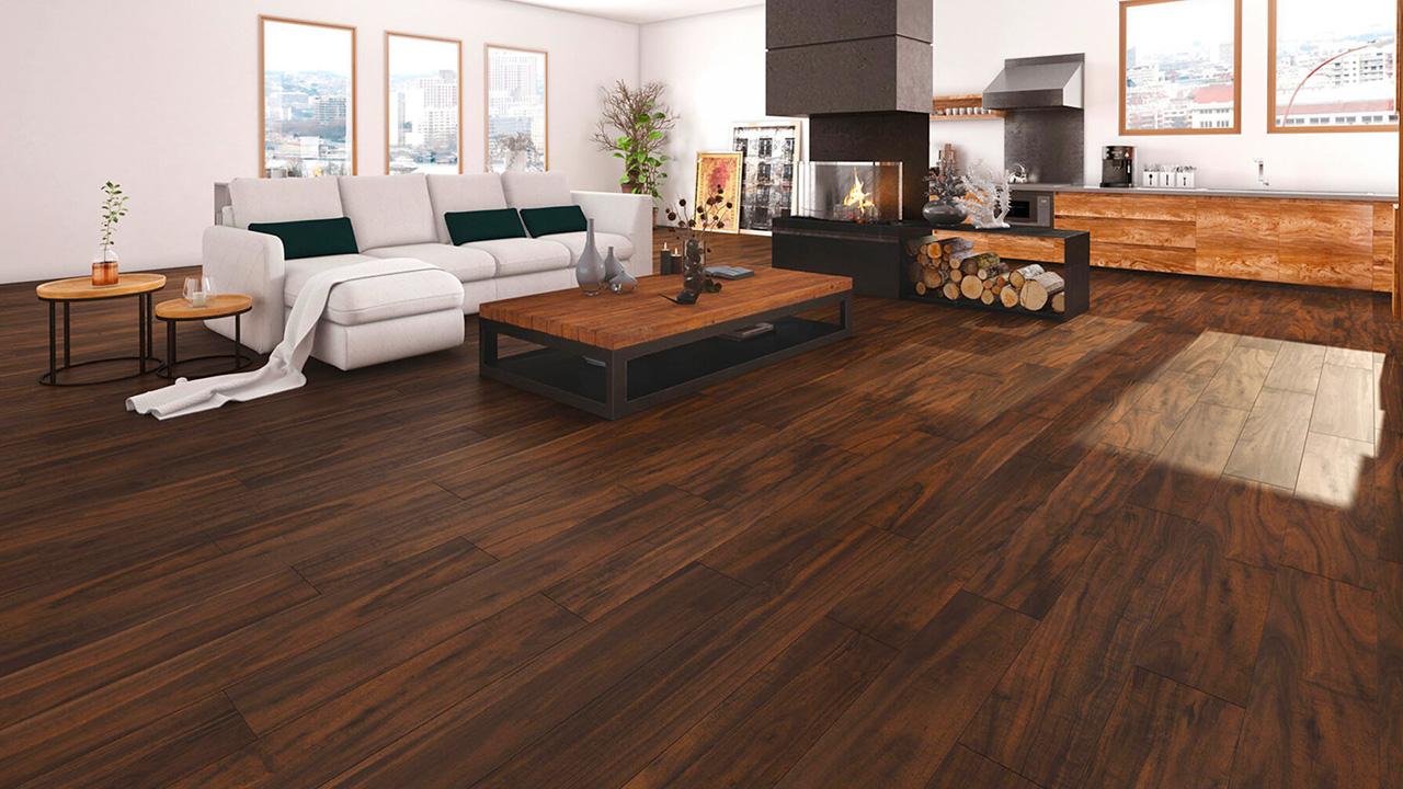 Đặc trưng của sàn gỗ công nghiệp màu óc chó