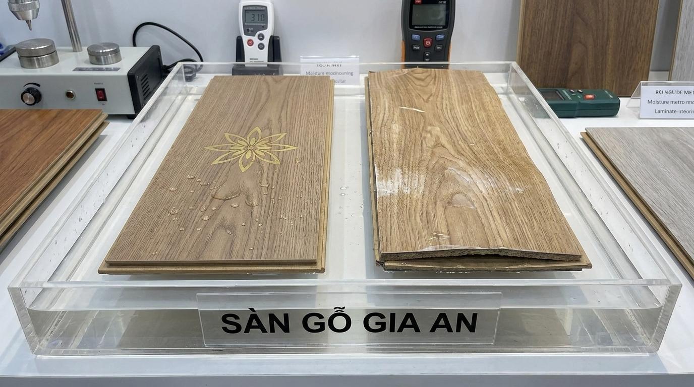 So sánh khả năng chịu nước và độ bền cốt gỗ