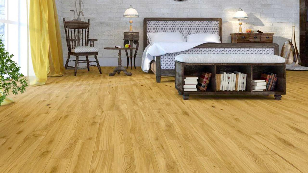 Sàn gỗ tự nhiên cho phòng ngủ hiện đại