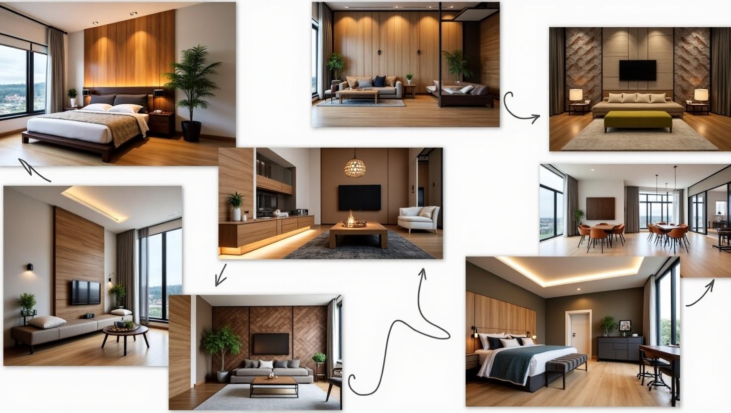 Ứng dụng sàn gỗ công nghiệp trong thiết kế nội thất
