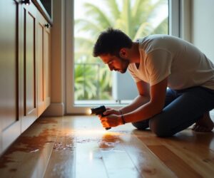 Xử lý sàn gỗ bị ngấm nước - Kiểm tra và xác định nguồn nước