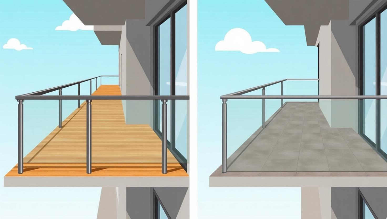 Giá Cả Sàn Gỗ Ban Công Chung Cư So Với Các Loại Vật Liệu Khác