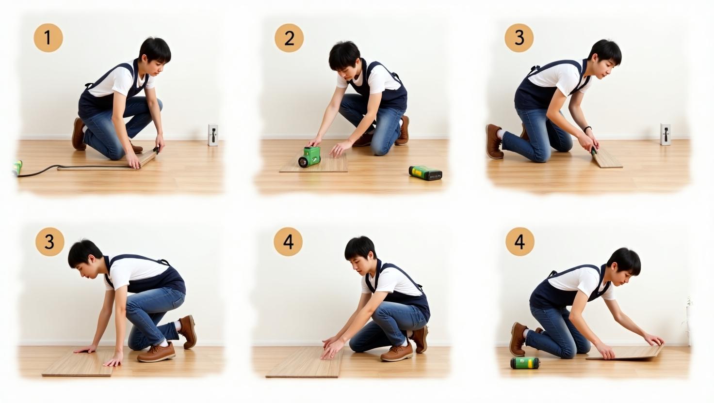 Quy Trình Lắp Đặt Sàn Nhựa Giả Gỗ Hàn Quốc