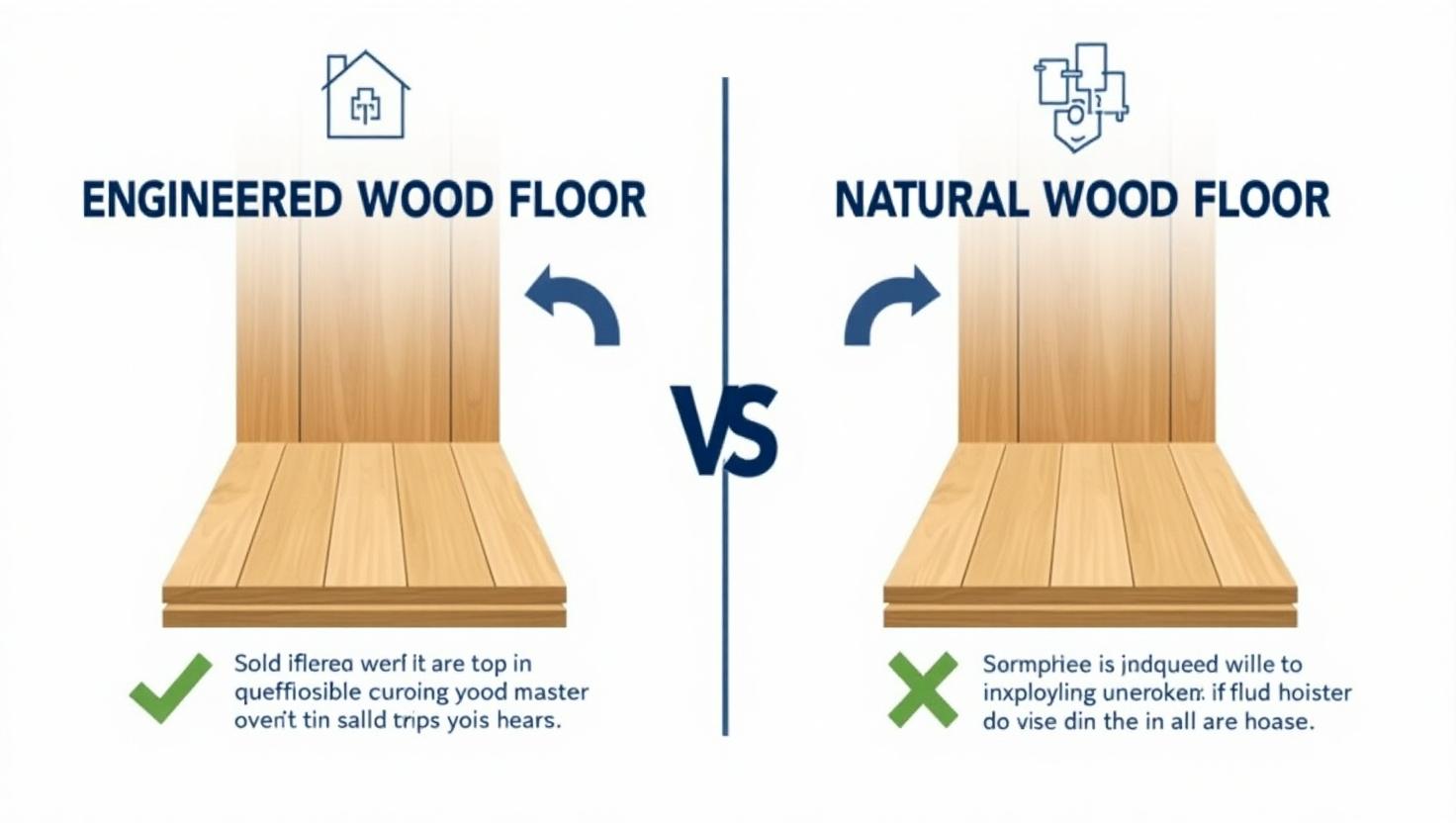 Sàn gỗ công nghiệp so với sàn gỗ tự nhiên