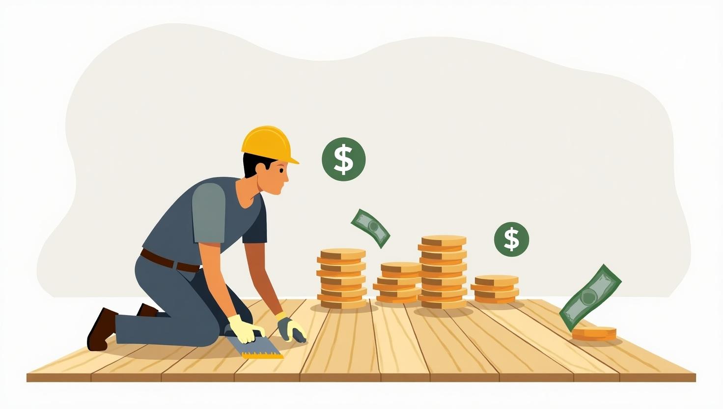 Chi phí lát sàn gỗ trung bình
