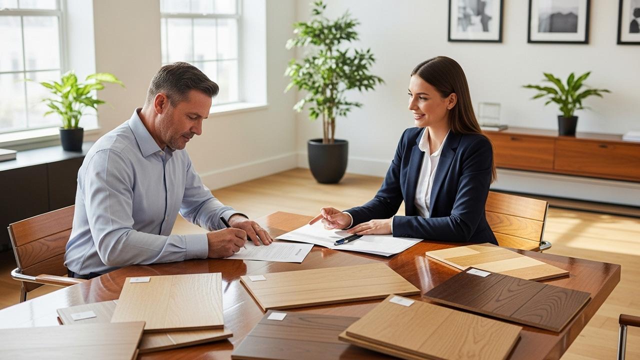 Quy trình mua hàng và lắp đặt sàn gỗ chuyên nghiệp