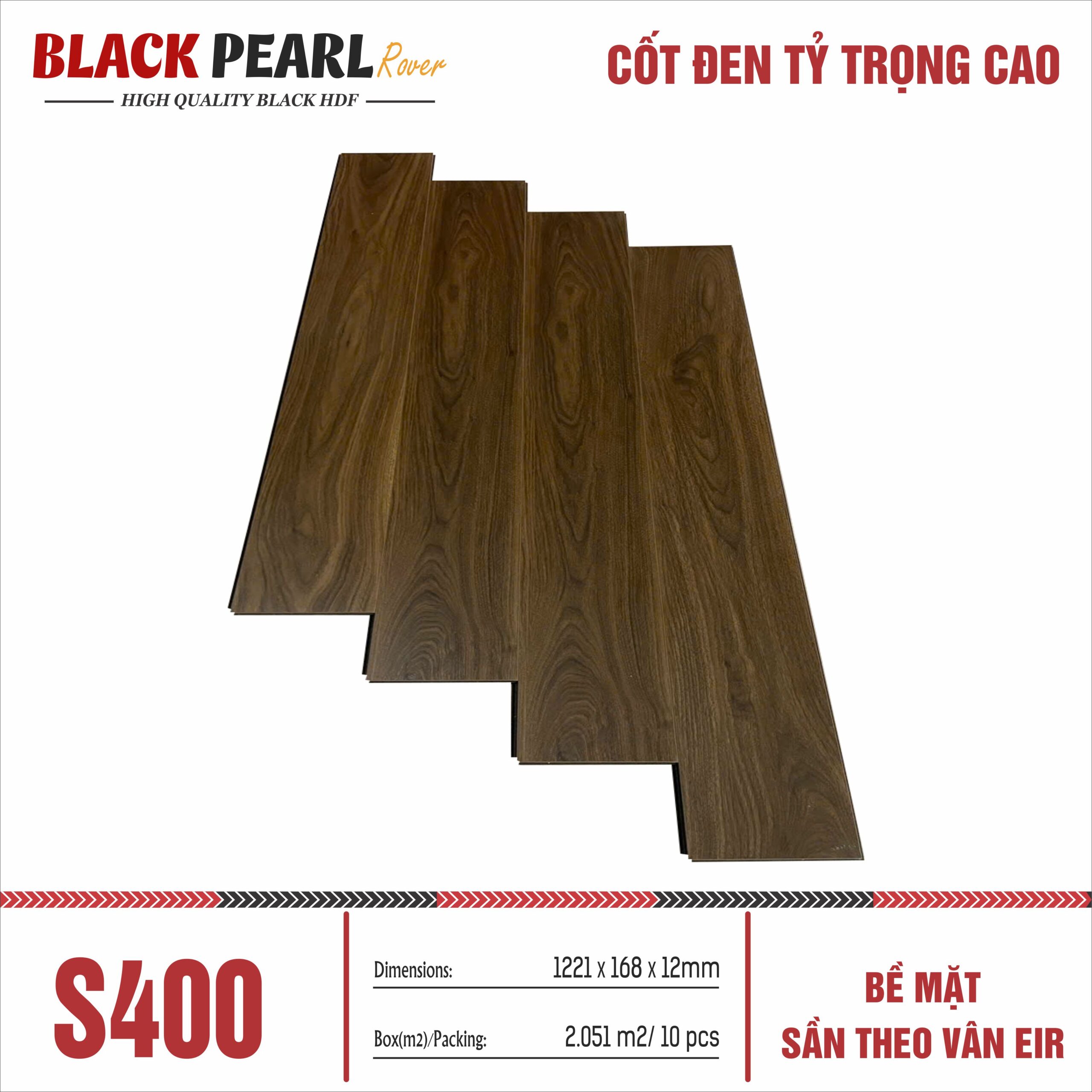 Sàn Gỗ Black Pearl S400