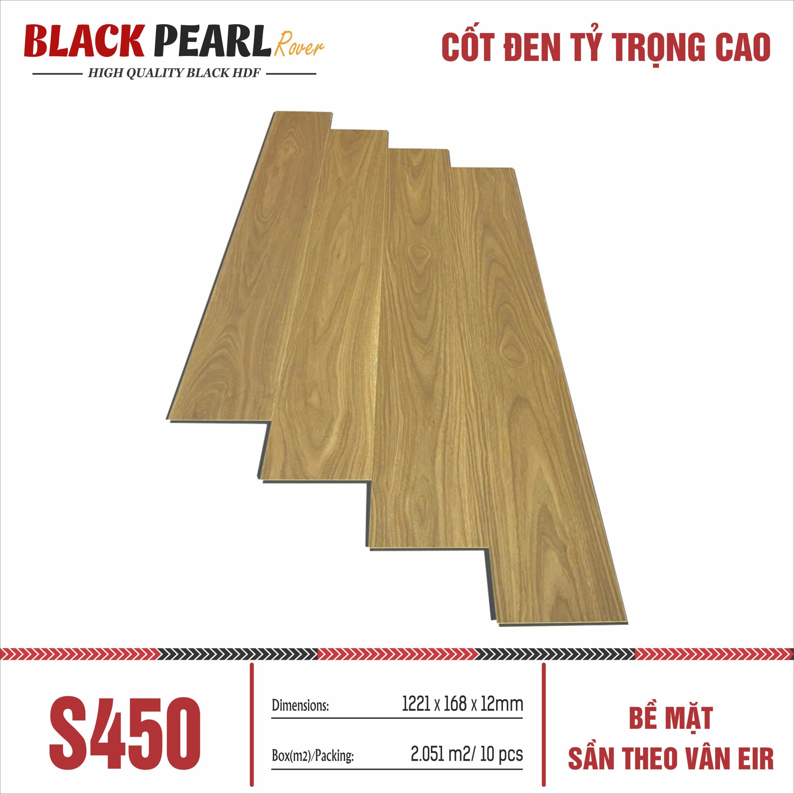 Sàn Gỗ Black Pearl S450