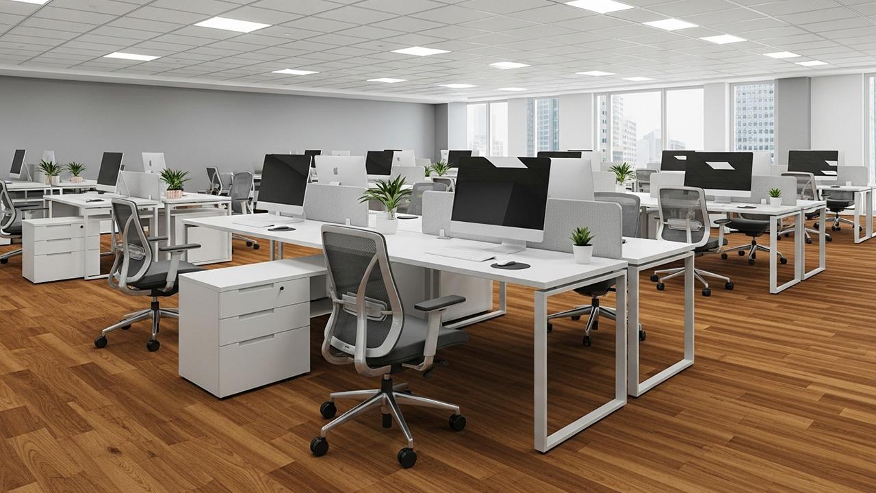 Ứng Dụng Sàn Gỗ Công Nghiệp Malaysia Trong Văn Phòng