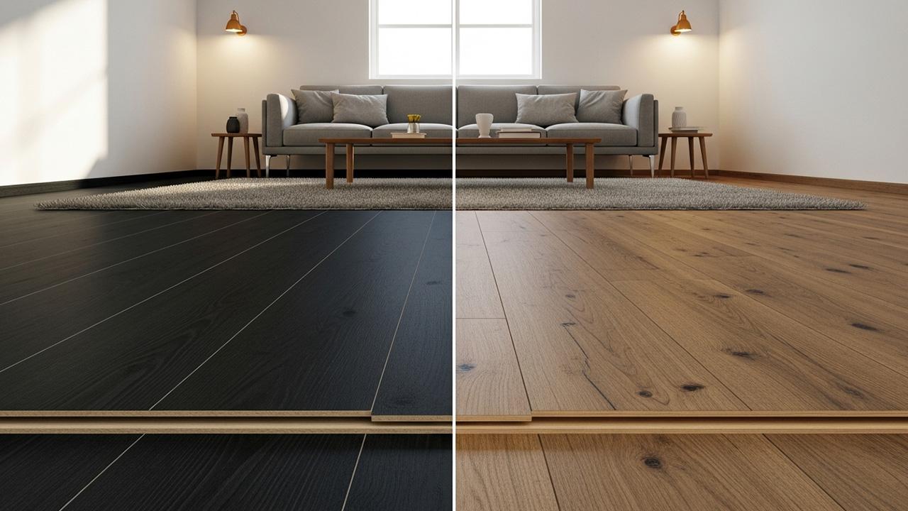 So Sánh Sàn Gỗ Cốt Đen Malaysia Với Sàn Gỗ Công Nghiệp

