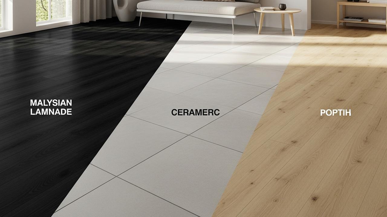 So Sánh Sàn Gỗ Cốt Đen Malaysia Với Sàn Gạch và Sàn Nhựa