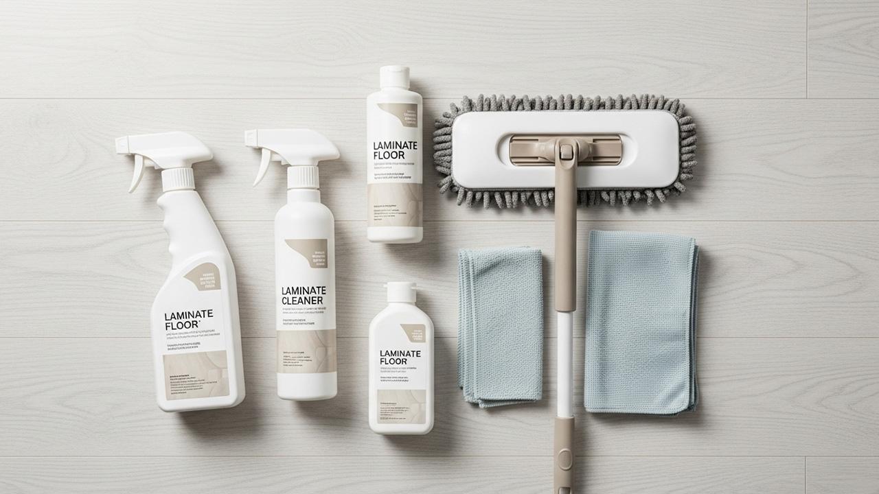 Các sản phẩm vệ sinh phù hợp cho sàn gỗ cốt xanh