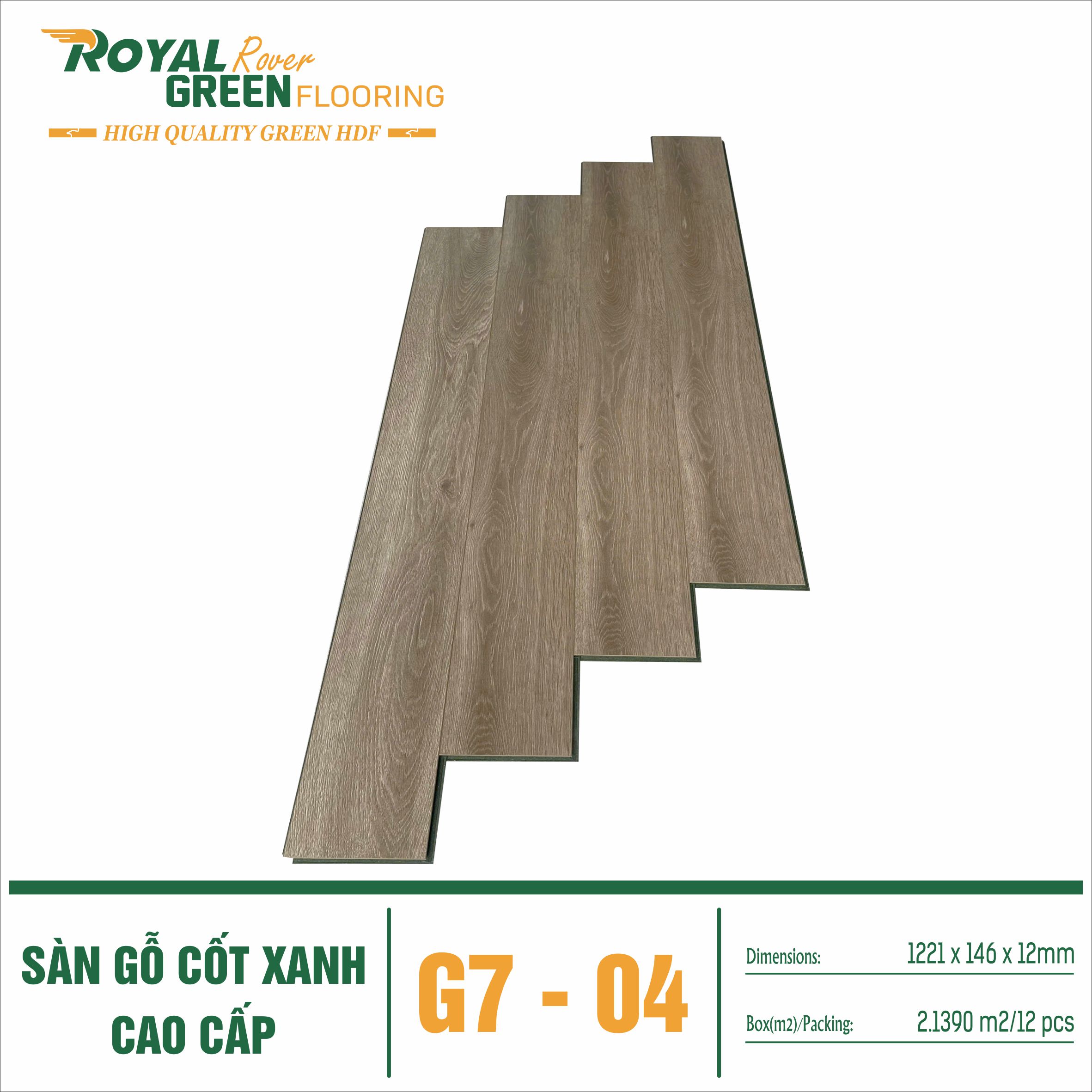 Sàn Gỗ Royal Green G7-04